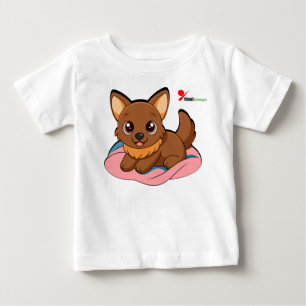 Camiseta de Bebê Cachorrinho 