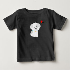 Camiseta de Bebê Cachorrinho
