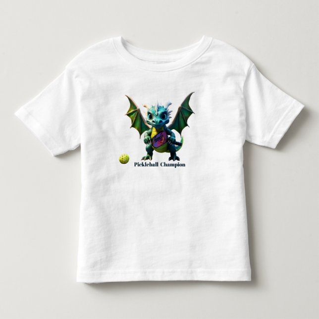 Camiseta de bebê Campeão de Pickleball (Frente)