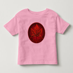 Camiseta de Bebê Canadá Roupas de Bebê Souvenir Ca