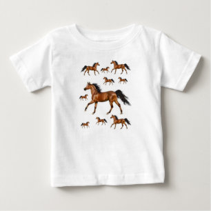 Camiseta de Bebê Cavalo