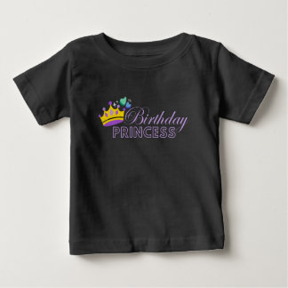 Camiseta de Bebê Celebração de Aniversário da Prin