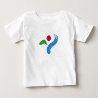 Camiseta de Bebê com a Bandeira de Seul