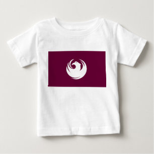 Camiseta de Bebê com Bandeira da Cidade de Phoenix