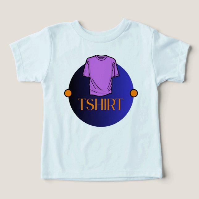 Camiseta de bebê com design (Design frontal)