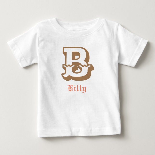 Camiseta de Bebê com Monograma Personalizado Orgul (Frente)