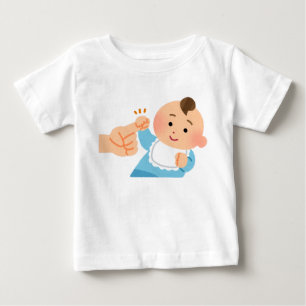 Camiseta de Bebê com Soco
