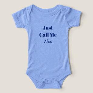 Camiseta de Bebê com Texto Personalizado Presente