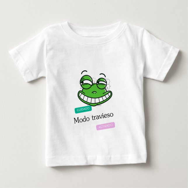 Camiseta de bebé con dibujo (Frente)