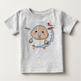 Camiseta de Bebê Cordeirinho