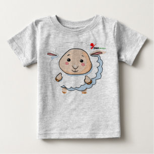 Camiseta de Bebê Cordeirinho 