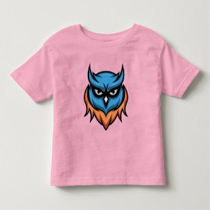 Camiseta de Bebê Coruja Colorida Fofa