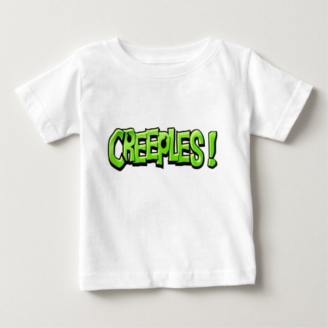 camiseta de bebê Creeples (Frente)
