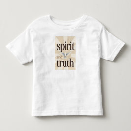 Camiseta de Bebê Cristã Espírito e Verdade