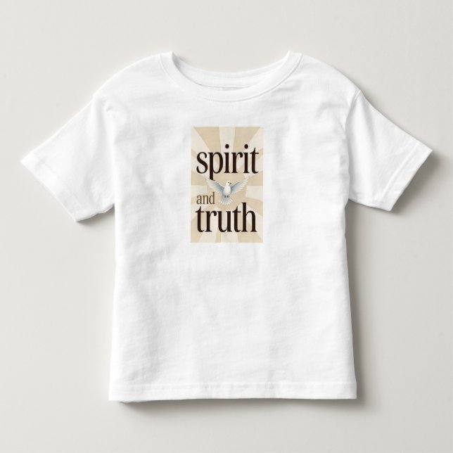 Camiseta de Bebê Cristã Espírito e Verdade (Frente)