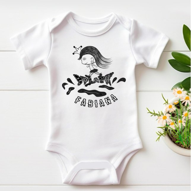 Camiseta de bebê da princesa em fuga (Criador carregado)