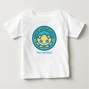 Camiseta de bebê da UNO MUNDO, feliz pequeno Lotu