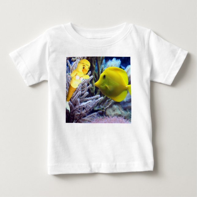 Camiseta de Bebê Danni a Sereia (Frente)