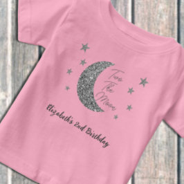 Camiseta de Bebê de 2 Anos de Idade - Two The Moon