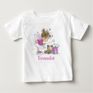 Camiseta de Bebê de Ballerina Fada Cuta