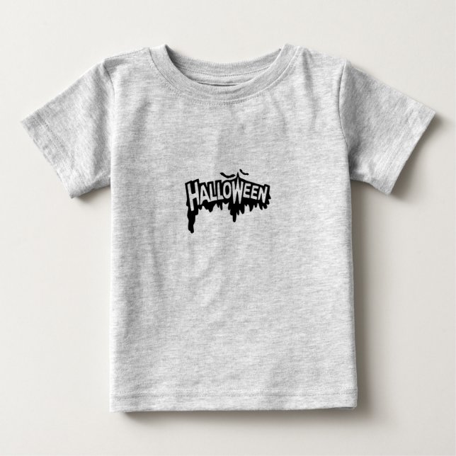 Camiseta de Bebê de Halloween (Frente)