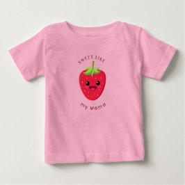 Camiseta de Bebê de Morango