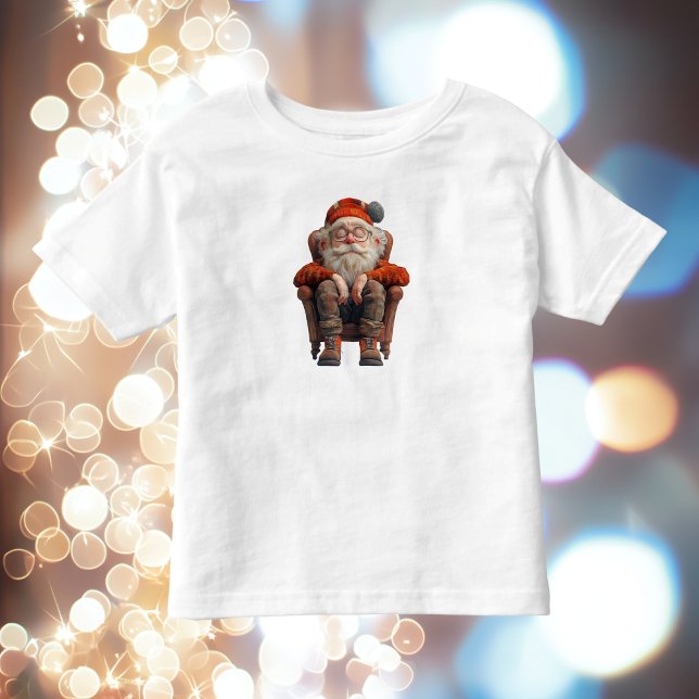 Camiseta de bebê de Natal cansado 2 (Criador carregado)