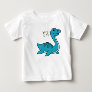 Camiseta de Bebê Dinossauro Super Fofo