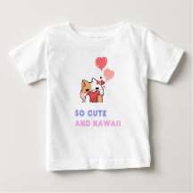 Camiseta de bebé diseño Cute Kawaii