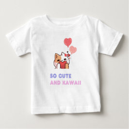 Camiseta de bebé diseño Cute Kawaii