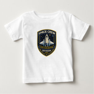 Camiseta de Bebê Divisão de Exploração da Tripulaç