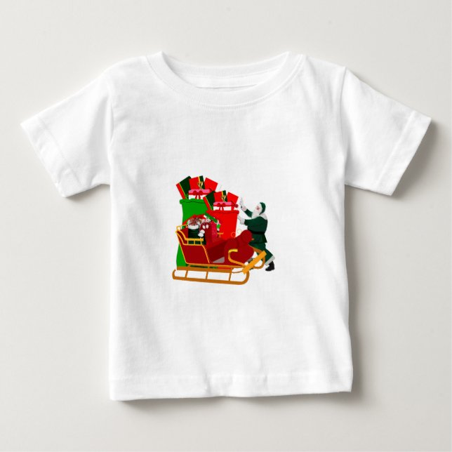 Camiseta de Bebê do Polo Norte (Frente)