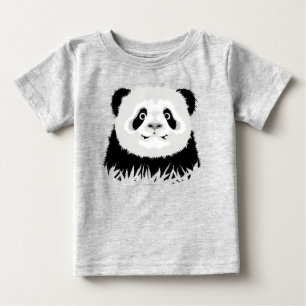 Camiseta de bebê do Urso Panda