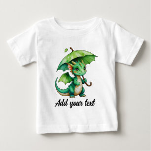 Camiseta de Bebê Dragão Fofo