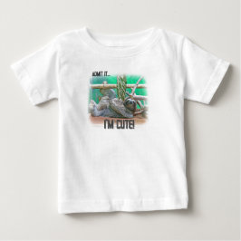 Camiseta de Bebê e Criança Fofa de Preguiça