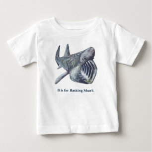 Camiseta de Bebê e Crianças do Tubarão-Frango