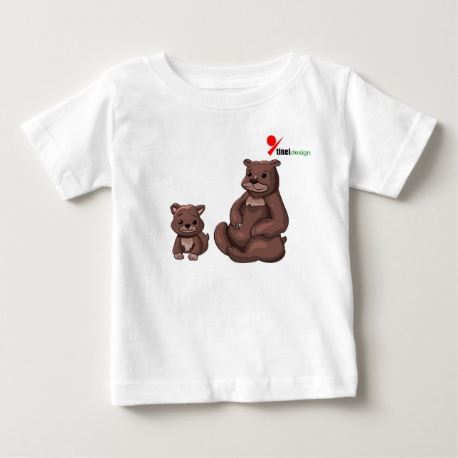 Camiseta de Bebê e Cub (Frente)
