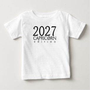 Camiseta de bebê edição Capricórnio 2027