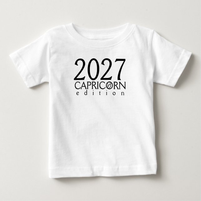 Camiseta de bebê edição Capricórnio 2027 (Frente)