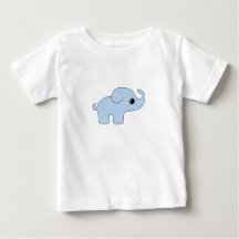 Camiseta de Bebê Elefante Bonito