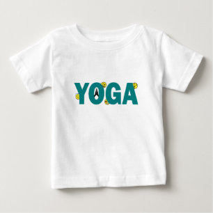 Camiseta de Bebê Emoji de Yoga Fofa