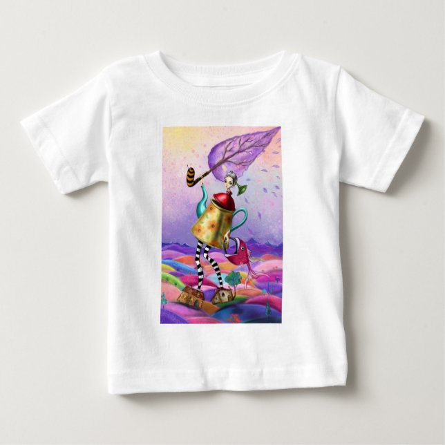 Camiseta de Bebê Fantasia Colorida (Frente)