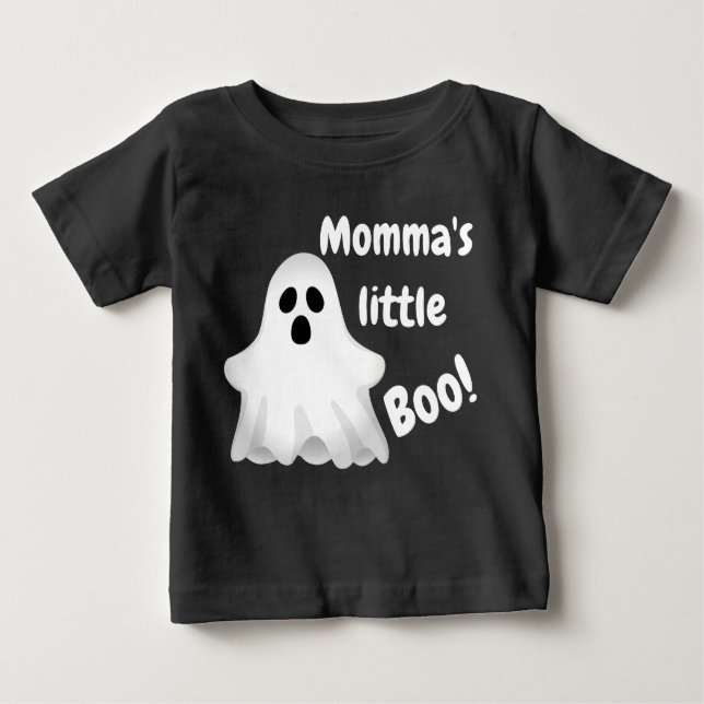 Camiseta de Bebê Fantasma da Mamãe (Frente)