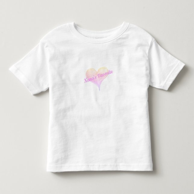 Camiseta de bebê favorita da Vovó (Frente)