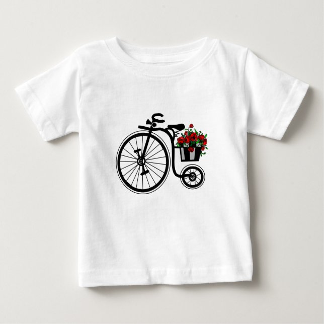 Camiseta de Bebê Flores (Frente)