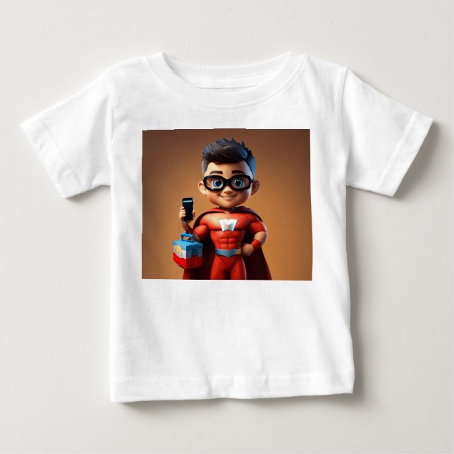 Camiseta de bebê fofa (Frente)