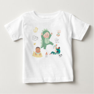 Camiseta de Bebê Fofa – Blusa Infantil Macia e Con