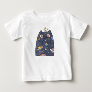 Camiseta de Bebê Fofa Camisa Personalizada com N