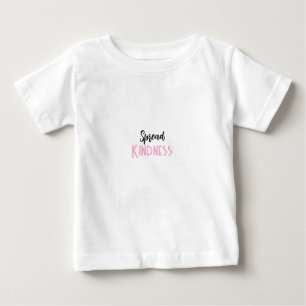Camiseta de Bebê Fofa Espalhe Bondade