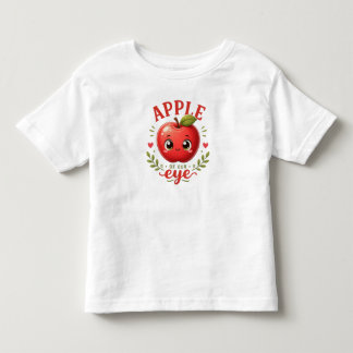 Camiseta de Bebê Fofa Maçã dos Nossos Olhos Adoráv